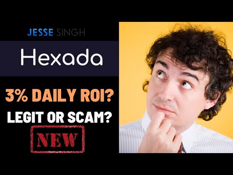 Hexada REVIEW - SCAM or Legit 3% Daily ROI Crypto MLM?  Find Out Here |Hexada.io